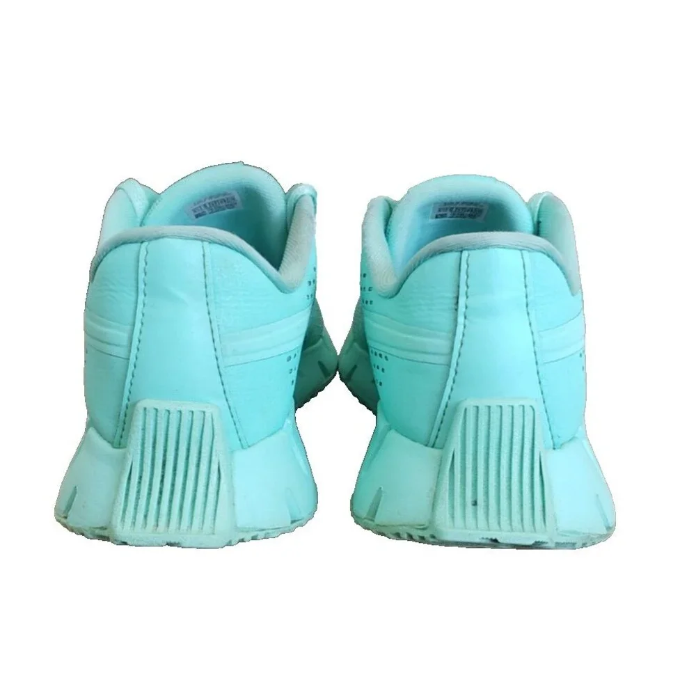 Reebok Zig Dynamica Boys Size 5.5Y Green Blue Athletic Running Shoes Sneakers